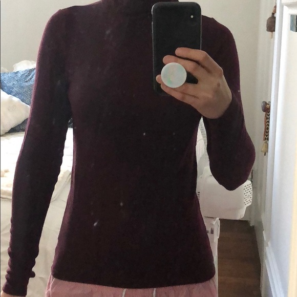 Whisper thin ribbed turtleneck undershirt - Picture 3 of 4